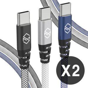 [ 1+1 펜스 케이블 ] C타입/8핀/5핀 USB 고속 충전케이블 아이폰 갤럭시 충전기 애플