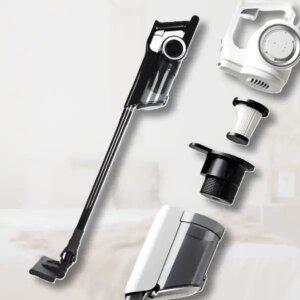 가정용 학교 사무실 무선 대용량 배터리 휴대용 핸디 스틱 파인 블랙 진공 청소기