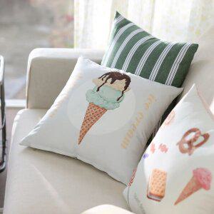 홈데코 포인트 쿠션커버 방석커버 쇼파 등받이 쿠션 방석 침대 의자 허리