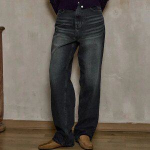 우먼 코코 와이드 데님 팬츠 인디고블루