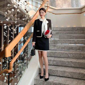 (셋업가능/올드머니룩) 시에나 배색 트위드 미니 스커트 sk6631