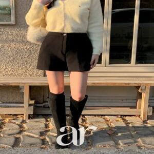 (MADE/융기모/벗기싫은촉감) 쫀쫀이 스판 융기모 숏 겨울 팬츠 ps4279