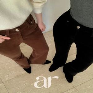 (MADE/기모안감/SL) 코듀로이 기모 부츠컷 팬츠 겨울바지 데일리룩 꾸안꾸룩 ps5462