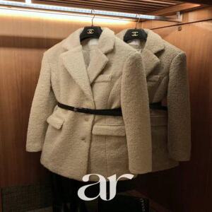 프리미엄 벨티드 누빔안감 부클 자켓 겨울자켓 연말룩 하객룩 데일리 오피스룩 ct1688