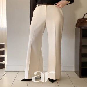 (기모안감/소프트벨로아) 엘리아스 기모 벨로아 세미 부츠컷 겨울 슬랙스 ps5576