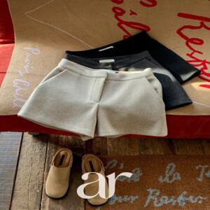 울함유 (초봄까지쭈욱/핏예쁜쇼츠) 오르데 울 모직 포켓 쇼츠 ps5572