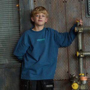 [볼컴키즈] 오버핏 레이어드 티셔츠 VJCCMTE35116