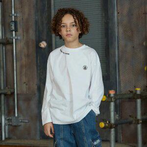 [볼컴키즈] 와펜 로고 티셔츠 VJCCLSE35110