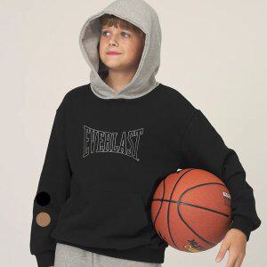 [에버라스트키즈] 배색 후드 포인트 티셔츠 EJCCHDE32018