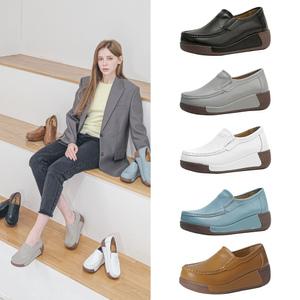 올리 소가죽 제인 컴포트슈즈 6cm