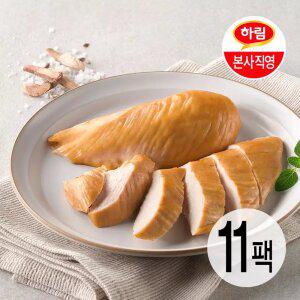 하림이닭 닭가슴살 훈제 100g 11팩