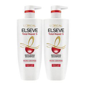 로레알파리 토탈리페어5 샴푸 620ml 2개