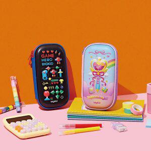 빅키드 NEW 강남필통 하드탑파우치 하프 초등학생 생일 선물