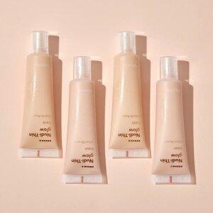 [한스킨 BEST] 누디씬 글로우 베이스 30ml SPF35 PA++ (쿨블라썸/바닐라베이지)