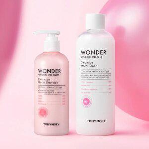 [마리 콜라보] 원더 세라마이드 모찌 토너+에멀전or 수분크림(500+300ml)