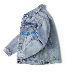 티류으스 남자 청자켓 봄 아우터 트러커 데님 오버핏 워크재킷 남친룩코디 영포티 빅사