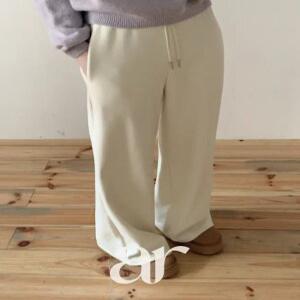 (기모안감/담요팬츠/소프트웜) 데니듀 기모 플랩포켓 스트링 올밴딩 와이드 팬츠 ps55