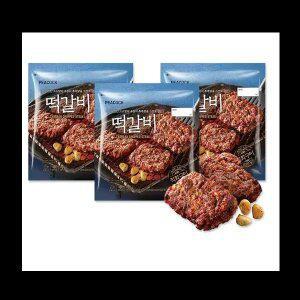 [내일도착] 피코크 직화구이 떡갈비 450g x 3개