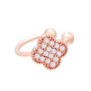 패션 쥬얼리 이어커프 데일리 클로버 귀찌 페이크 피어싱 미니 링 귀안뚫는 귀걸이