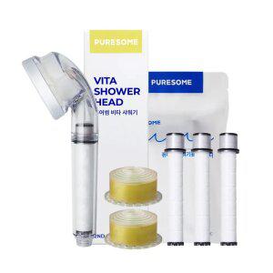 [6개월세트] 비타샤워기+필터1팩+비타필터민티2개