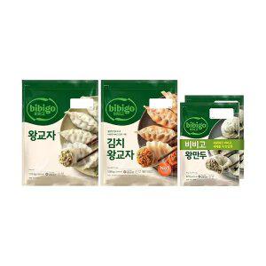 CJ 비비고 왕교자 1.05kg, 1개+김치왕교자 1.05kg, 1개+왕만두 420g, 2입, 1개