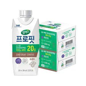 셀렉스 프로핏 웨이프로틴 초콜릿, 330ml, 24개