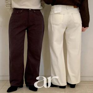 (MADE/발열융기모/SL/딱예쁜실루엣) Day Jeans No72 데이진 벨로아 코튼 세미 와이드