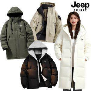 지프 JEEP SPIRIT 남녀공용 패딩 롱패딩 4종택1 점퍼 후드 점퍼 자켓 후드집업 집업 커