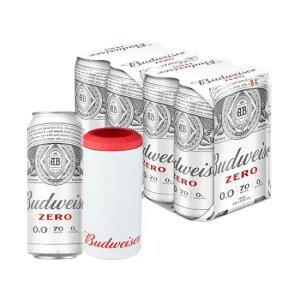 오비맥주 버드와이저 제로 500ml 캔쿨러 패키지(500ml 8캔+캔쿨러1개 소비기한 26년 3