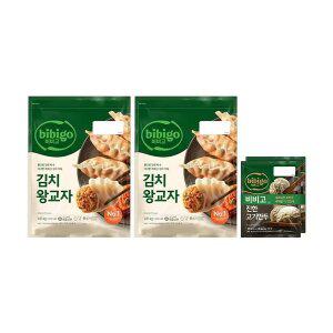 CJ 비비고김치왕교자 1.05kg, 2개 + 비비고 수제진한고기만두 400g, 2입, 1개