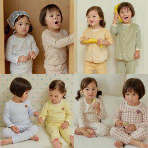 [최종혜.택.가 5,720 ~][새해맞이] 골지/수면조끼/유아/아동/실내복/모달/루즈핏/코튼