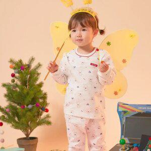 [그린베베] 영유아 겨울용_루돌프 보온내의/아기옷/아기내복/겨울실내복/신생아/남아/