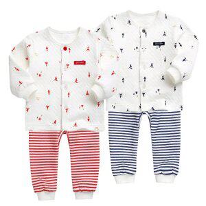 [그린베베] 영유아 겨울용_숲속요정 보온내의/아기옷/아기내복/겨울실내복/신생아/남아