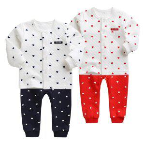 [그린베베] 영유아 겨울용_동글냥2 보온내의/아기옷/아기내복/겨울실내복/신생아/남아