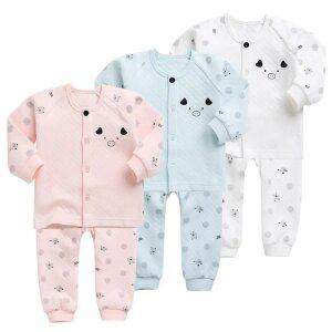 [그린베베] 영유아 겨울용_피그 보온내의/아기옷/아기내복/겨울실내복/신생아/남아/여