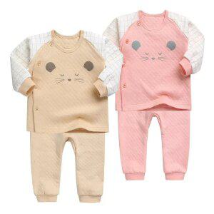 [그린베베] 영유아 겨울용_쥬쥬 보온내의/아기옷/아기내복/겨울실내복/신생아/남아/여