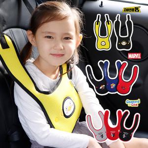 마블/펭수/가스파드 캐릭터 어린이안전벨트가드 어깨끈형