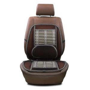 차량용 대나무 메쉬 통풍 시트 휴대용 여름 시원한 쿨링 의자 등받이 커버 카시트