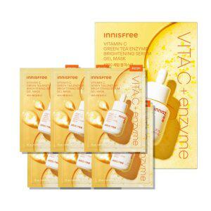 이니스프리 비타민C 세럼 겔 마스크 세트 (5매입+1매 증정)