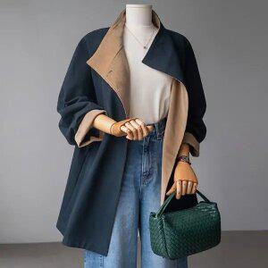 (안나앤모드) A. 올뮤 코듀로이 배색 자켓[코트D0910N02]