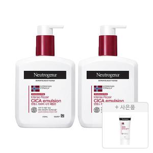 뉴트로지나 인텐스 리페어 시카 에멀젼 310ml, 2개+증정(인텐스 리페어 시카 에멀젼 8