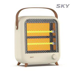 스카이 케어 2단 미니 석영관 전기히터 전기난로 발난로 H600