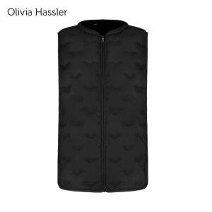 [20%쿠폰+카카오페이7%][올리비아하슬러] V패턴 누빔 경량 베스트_OHDWVT001