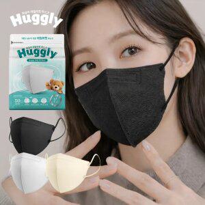 [200매] 허글리 데일리핏 KF94 새부리형 컬러 마스크