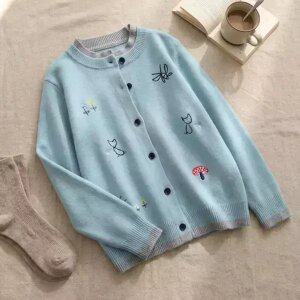 (30%)리오렌 자수 니트 가디건_NC3GD003