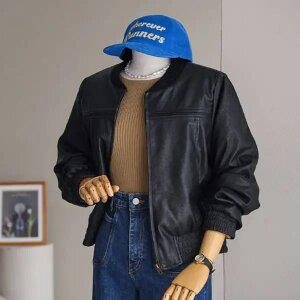 (안나앤모드) A. 서린 레더 블루종[자켓D0911S01]