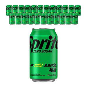 [코카콜라] 스프라이트 제로, 350ml, 24개
