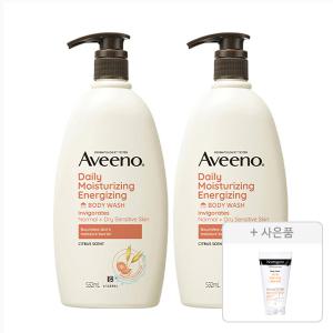 아비노 데일리모이스쳐라이징 에너자이징 바디워시 532ml, 2개+증정(뉴트로지나 아크네