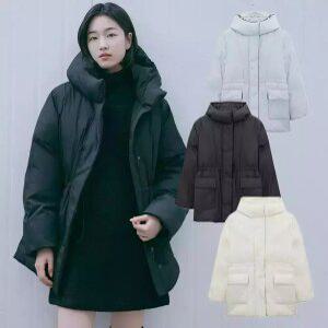 [택가 259,000원]마인드브릿지 여성 [RDS]두굿_후드하프덕다운점퍼 MZDJ8202