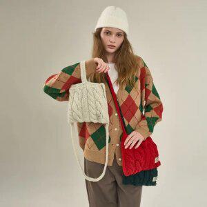 꽈배기 니트백 AP7ABA03